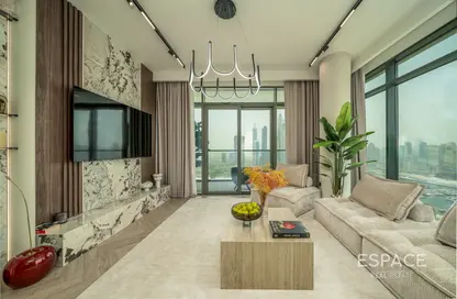 Apartment - 3 Bedrooms - 4 Bathrooms for sale in Marina Vista Tower 2 - Marina Vista - EMAAR Beachfront - Dubai Harbour - Dubai