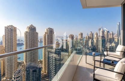 Apartment - 2 - 2 for rent in Stella Maris - Dubai Marina - Dubai