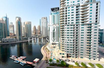 Apartment - Studio - 1 Bathroom for rent in Marina View Tower A - Marina View - Dubai Marina - Dubai