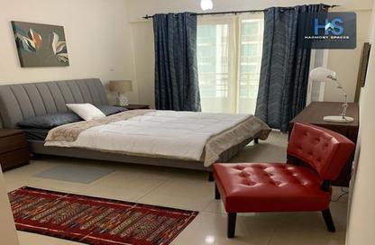 شقة - غرفة نوم - 2 حمامات للايجار في برج مانشستر - دبي مارينا - دبي