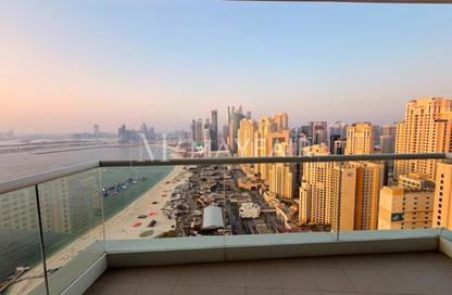 Apartment - 2 Bedrooms - 3 Bathrooms for rent in Al Bateen Residences - Jumeirah Beach Residence - Dubai