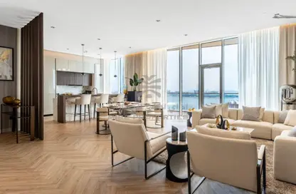 Apartment - 3 Bedrooms - 4 Bathrooms for rent in Tanzanite - Tiara Residences - Palm Jumeirah - Dubai Apartment - 3 Bedrooms - 4 Bathrooms for rent in Tanzanite - Tiara Residences - Palm Jumeirah - Dubai