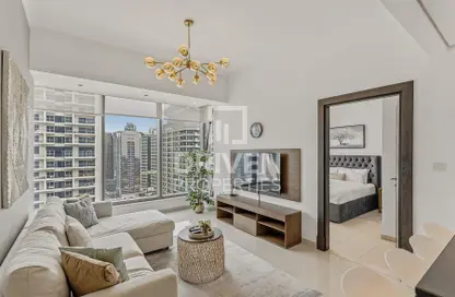 Apartment - 1 Bedroom - 2 Bathrooms for rent in Silverene Tower A - Silverene - Dubai Marina - Dubai