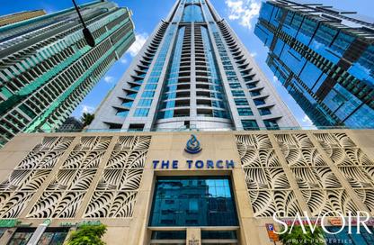 Apartment - 1 Bedroom - 2 Bathrooms for rent in The Torch - Dubai Marina - Dubai