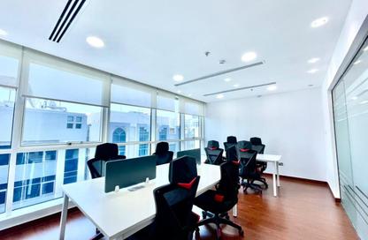 Office Space - Studio - 2 for rent in Hanging Garden Tower - Al Danah - Abu Dhabi