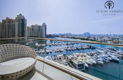 Apartment - 1 Bedroom - 2 Bathrooms for rent in Diamond - Tiara Residences - Palm Jumeirah - Dubai