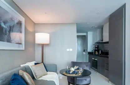 Apartment - Studio - 1 Bathroom for rent in Damac Maison Prive A - Damac Maison Prive - Business Bay - Dubai