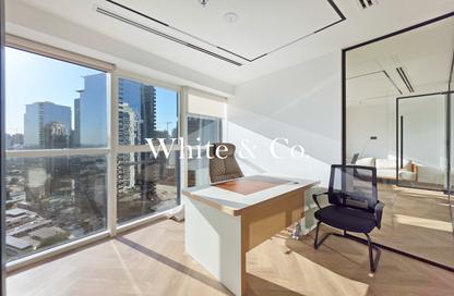 Office Space - Studio - 1 for rent in Swiss Tower - JLT Cluster Y - Jumeirah Lake Towers - Dubai