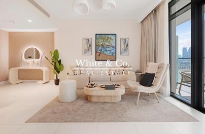 شقة - غرفة نوم - 1 حمام للايجار في برج Marina Vista 1 - مارينا فيستا - إعمار بيتشفرونت - دبي هاربور - دبي