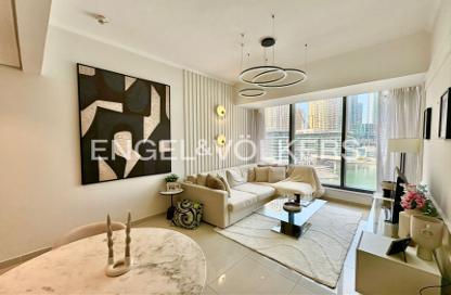 Apartment - 1 Bedroom - 1 Bathroom for rent in Silverene Tower B - Silverene - Dubai Marina - Dubai