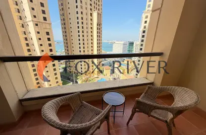Apartment - 2 Bedrooms - 3 Bathrooms for rent in Rimal 1 - Rimal - Jumeirah Beach Residence - Dubai