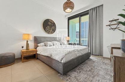 Apartment - 2 Bedrooms - 3 Bathrooms for rent in Burj Vista Tower 2 - Burj Vista - Downtown Dubai - Dubai