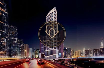 Apartment - 1 Bedroom - 2 Bathrooms for sale in Tower C1 - Ajman Pearl Towers - Ajman Downtown - Ajman