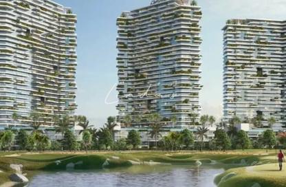 Apartment - 2 - 2 for sale in Golf Greens 1 Tower A - Golf Greens 1 - Golf Greens - Damac Hills - Dubai