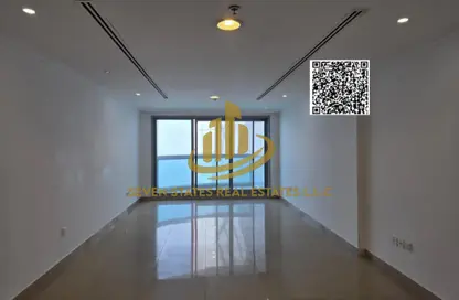 Apartment - 2 Bedrooms - 4 Bathrooms for rent in Corniche Tower - Ajman Corniche Road - Ajman