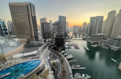 شقة - 2 غرف نوم - 2 حمامات للايجار في جي دبليو ماريوت هوتيل مارينا - دبي مارينا - دبي
