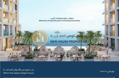 شقة - غرفة نوم - 2 حمامات للبيع في برج موجان - طريق كورنيش عجمان - عجمان شقة - غرفة نوم - 2 حمامات للبيع في برج موجان - طريق كورنيش عجمان - عجمان