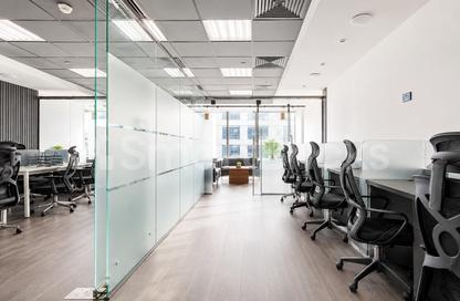 Office Space - Studio - 1 Bathroom for rent in The Prism - Business Bay - Dubai