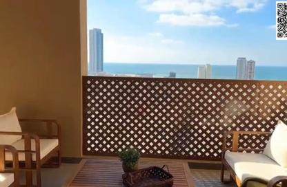 Apartment - 2 Bedrooms - 3 Bathrooms for rent in Mawjan Tower - Ajman Corniche Road - Ajman