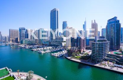 Apartment - 3 Bedrooms - 4 Bathrooms for rent in Marina Wharf 2 - Marina Wharf - Dubai Marina - Dubai