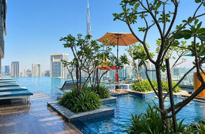Apartment - 1 - 2 for rent in Paramount Tower Hotel  and  Residences - Business Bay - Dubai