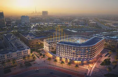 شقة - غرفة نوم - 2 حمامات للبيع في بن غاطي هيلكريست - ارجان - دبي شقة - غرفة نوم - 2 حمامات للبيع في بن غاطي هيلكريست - ارجان - دبي