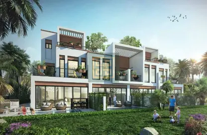 Townhouse - 4 Bedrooms - 4 Bathrooms for sale in Costa Brava 2 - Costa Brava at DAMAC Lagoons - Damac Lagoons - Dubai