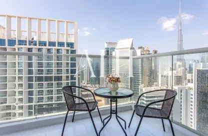 Apartment - Studio - 1 Bathroom for rent in Damac Maison Prive B - Damac Maison Prive - Business Bay - Dubai