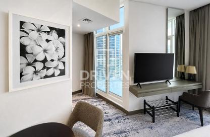 Apartment - Studio - 1 for rent in Damac Maison Prive A - Damac Maison Prive - Business Bay - Dubai