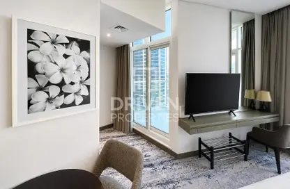Apartment - 1 Bathroom for rent in Damac Maison Prive A - Damac Maison Prive - Business Bay - Dubai