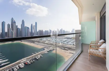 Apartment - 2 Bedrooms - 2 Bathrooms for rent in Marina Vista Tower 2 - Marina Vista - EMAAR Beachfront - Dubai Harbour - Dubai