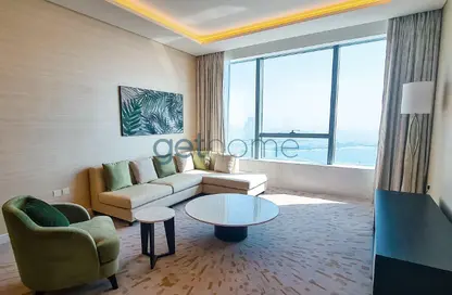 شقة - غرفة نوم - 2 حمامات للايجار في برج النخيل - نخلة جميرا - دبي