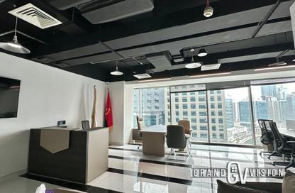 Office Space - Studio - 1 Bathroom for rent in The Binary Tower - Business Bay - Dubai