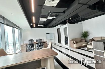 Office Space - Studio - 1 Bathroom for rent in The Binary Tower - Business Bay - Dubai
