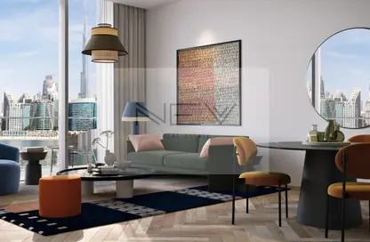 شقة - غرفة نوم - 1 حمام للبيع في بنينسولا ثري - بنينسولا - الخليج التجاري - دبي