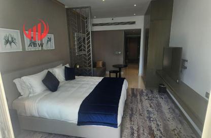 Apartment - Studio - 1 Bathroom for rent in Damac Maison Prive A - Damac Maison Prive - Business Bay - Dubai