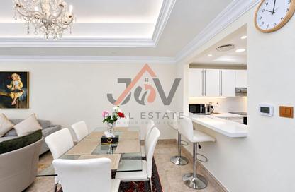 Apartment - 1 - 2 for rent in The Fairmont Palm Residence South - The Fairmont Palm Residences - Palm Jumeirah - Dubai