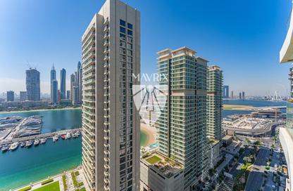 Apartment - 1 Bedroom - 1 Bathroom for rent in Beach Vista Tower 2 - Beach Vista - Emaar Beachfront - Dubai Harbour - Dubai