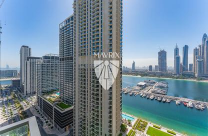 Apartment - 1 Bedroom - 1 Bathroom for rent in Beach Vista Tower 2 - Beach Vista - Emaar Beachfront - Dubai Harbour - Dubai