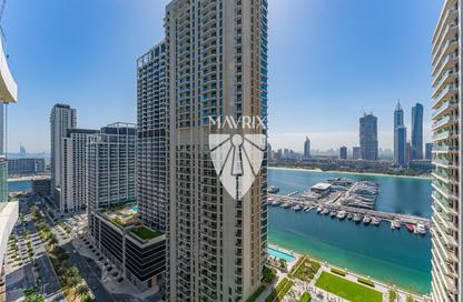 شقة - غرفة نوم - 1 حمام للايجار في برج Beach Vista 2 - بيتش فيستا - إعمار بيتشفرونت - دبي هاربور - دبي