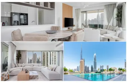 Apartment - 3 Bedrooms - 3 Bathrooms for rent in Downtown Views II Tower 3 - Downtown Views II - Zabeel 2 - Zabeel - Dubai