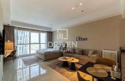 Apartment - Studio - 1 Bathroom for rent in The Court - Business Bay - Dubai