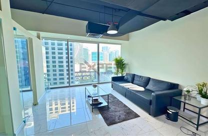 Office Space - Studio - 1 Bathroom for rent in The Binary Tower - Business Bay - Dubai