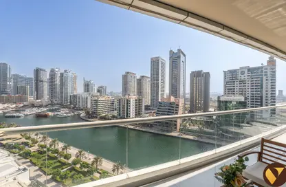 شقة - 2 غرف نوم - 3 حمامات للايجار في خليج الدرة - دبي مارينا - دبي