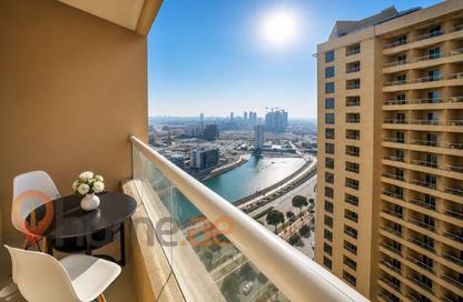 Apartment - Studio - 1 Bathroom for rent in Lakeside Tower C - Lakeside Residence - Dubai Production City (IMPZ) - Dubai