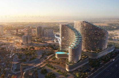 Apartment - 1 Bedroom - 2 Bathrooms for sale in Binghatti Skyflame 1 - Binghatti Skyflame - Majan - Dubai