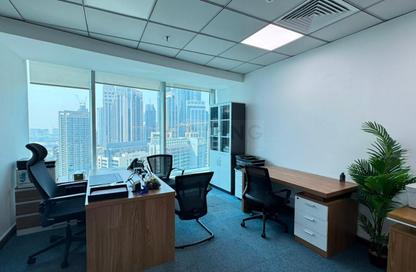Business Centre - Studio - 2 Bathrooms for rent in The Prime Tower - Business Bay - Dubai