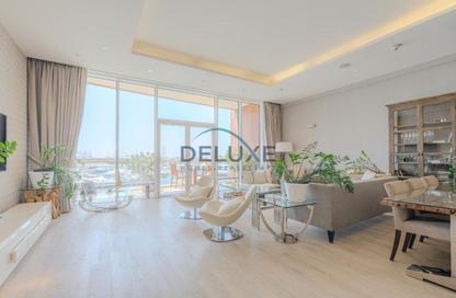 Apartment - 3 - 4 for rent in Ruby - Tiara Residences - Palm Jumeirah - Dubai