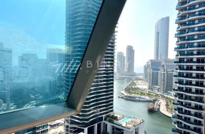 Apartment - Studio - 1 Bathroom for rent in Zumurud Tower - Dubai Marina - Dubai