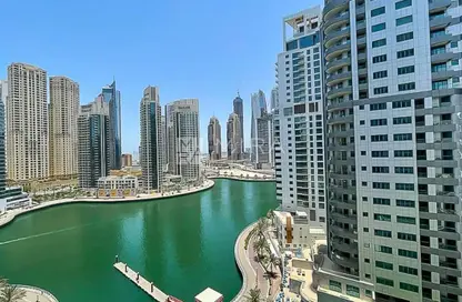 Apartment - 1 Bedroom - 1 Bathroom for rent in Marina View Tower A - Marina View - Dubai Marina - Dubai